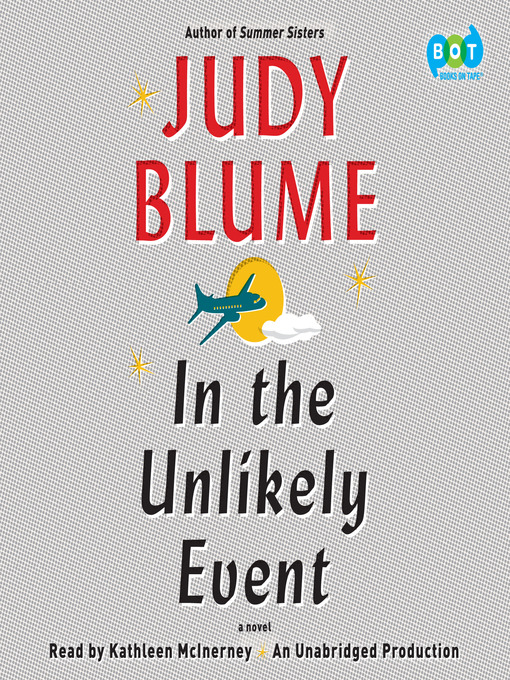 Title details for In the Unlikely Event by Judy Blume - Wait list